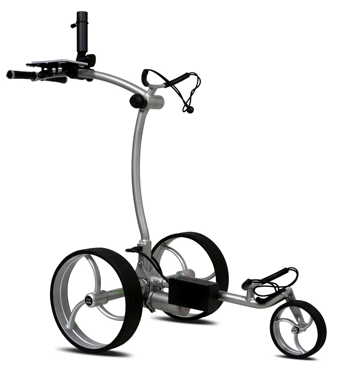 Refurbed Tour Made RT-610S electric golf trolley silver-silver