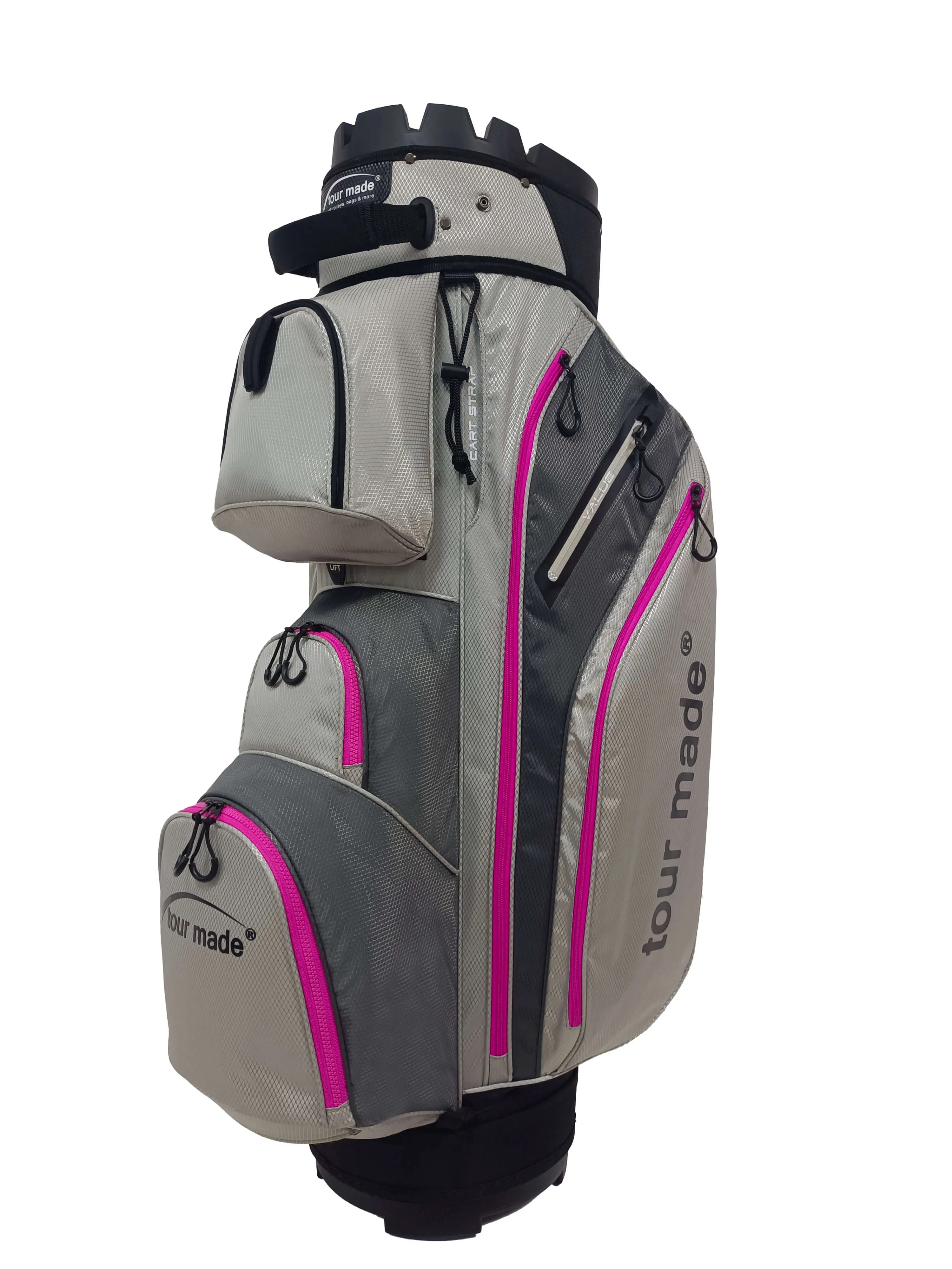 PRE-SALE tour made organiser golf bag with magnetic pocket