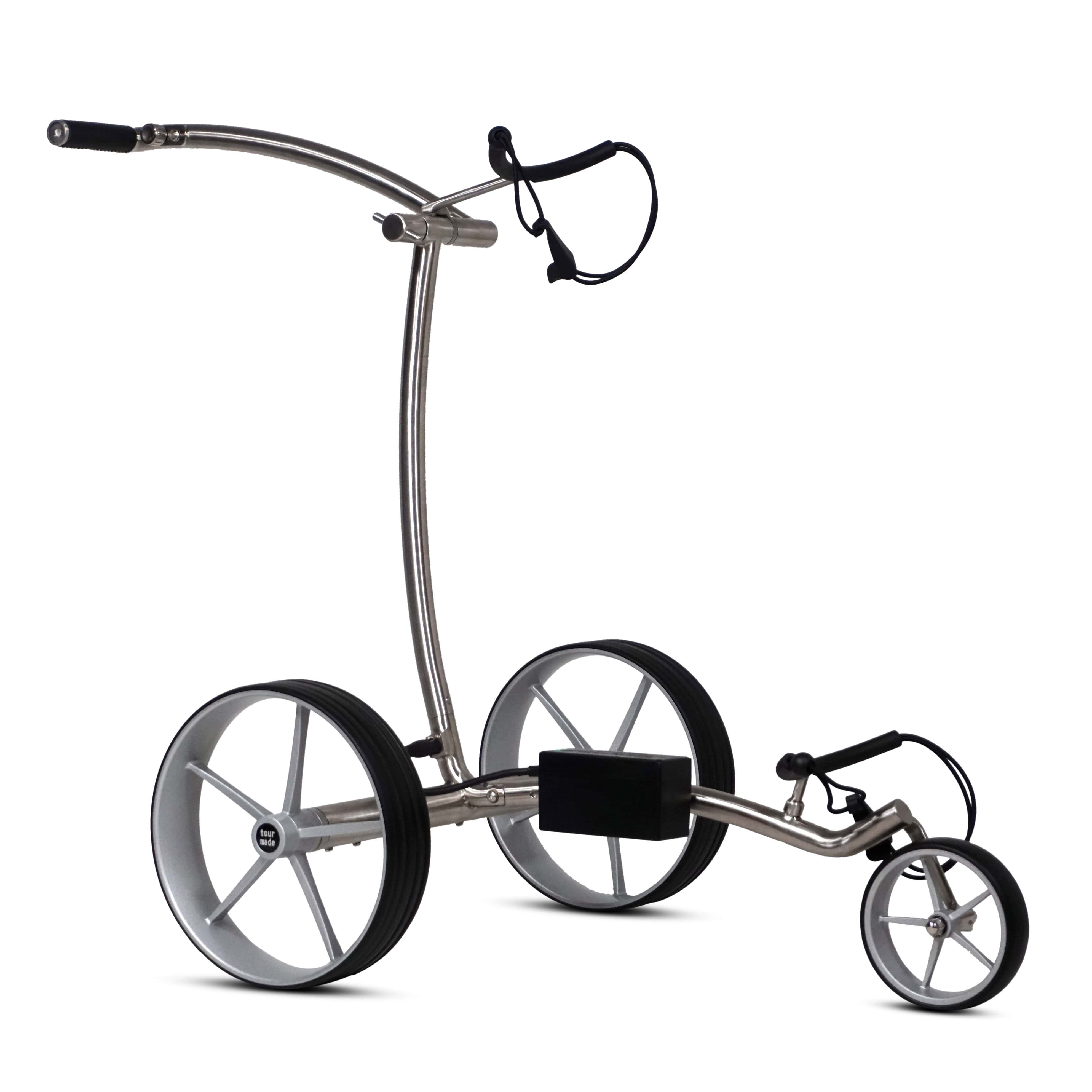 Tour Made Haicaddy® HC7S BRUSHED Edition electric golf trolley